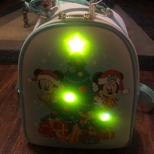 Christmas Loungefly light up backpack